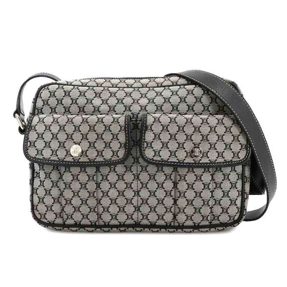 CELINE Black Leather Shoulder Bag - Picture 1 of 10